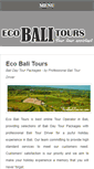Mobile Screenshot of ecobalitours.com